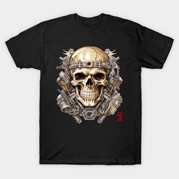 Metal skull T-Shirt by siriusreno